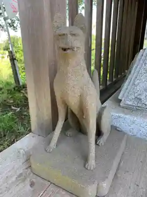 三ッ長サ稲荷の狛犬