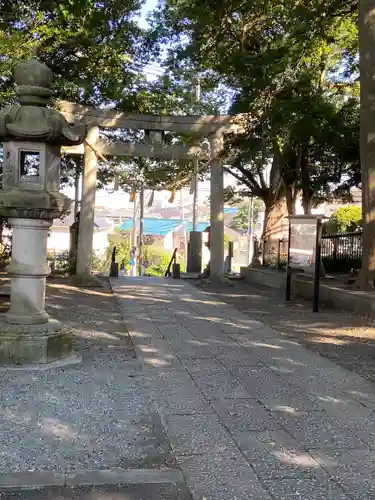 篠原八幡神社の鳥居