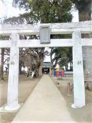 溝口竃門神社の鳥居