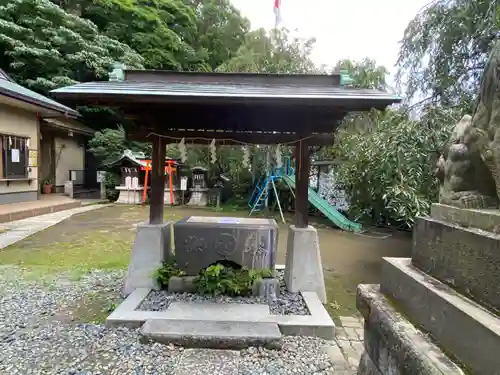 根岸八幡神社の手水舎