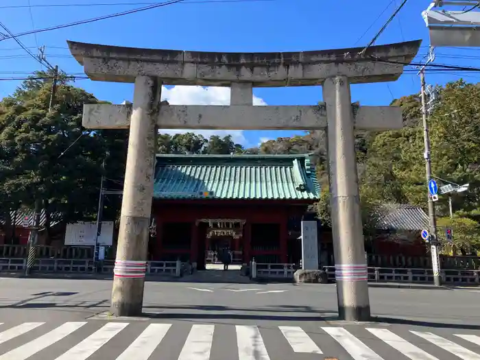 静岡浅間神社の鳥居