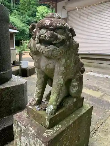 田間神社の狛犬