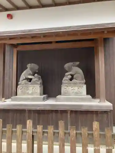 調神社の狛犬