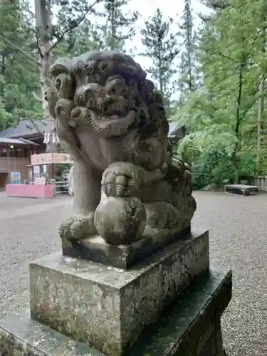 宝登山神社の狛犬