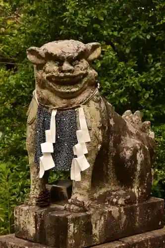 忌部神社の狛犬