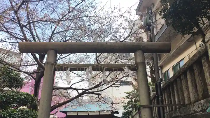 諏訪神社の鳥居