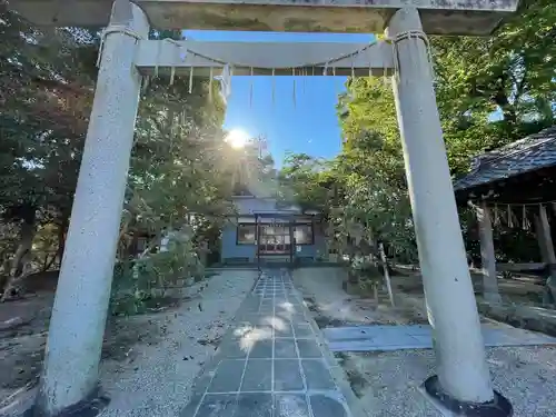 谷川神社の鳥居