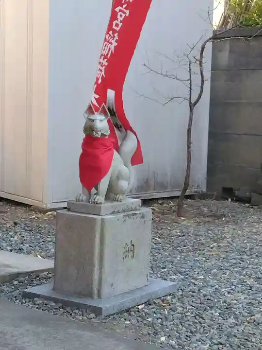 宇都宮稲荷神社(宇都宮辻幕府旧跡)の狛犬