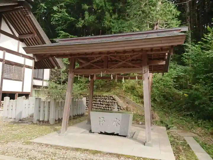 諏訪神社の手水舎