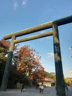 靖國神社の鳥居