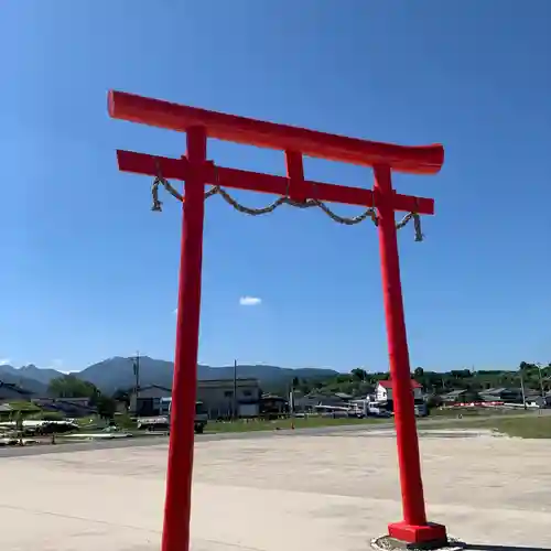 大魚神社の海中鳥居の鳥居