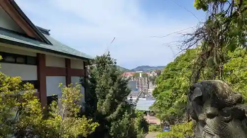 大浦諏訪神社の景色