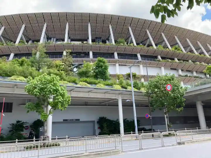 鳩森八幡神社の周辺