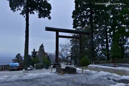 大山阿夫利神社の鳥居