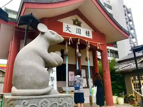 敷津松之宮　大国主神社の狛犬