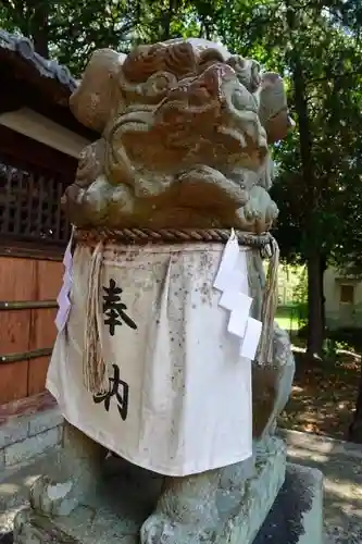 野田春日神社の狛犬