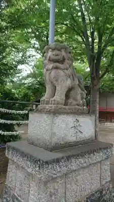 新町諏訪神社の狛犬