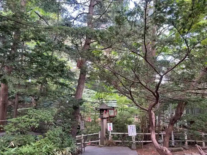 白石神社の自然