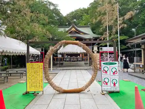 鎮守氷川神社の本殿