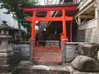 祠(不明社・金毘羅神社)の鳥居