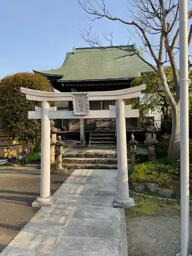 福昌寺の鳥居