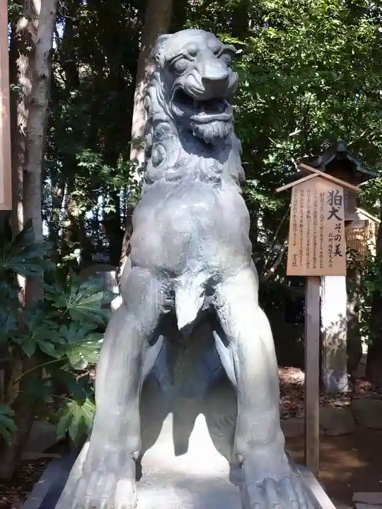 駒木諏訪神社の狛犬