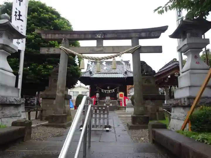 嶺白山神社の鳥居