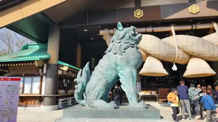 常陸国出雲大社の狛犬