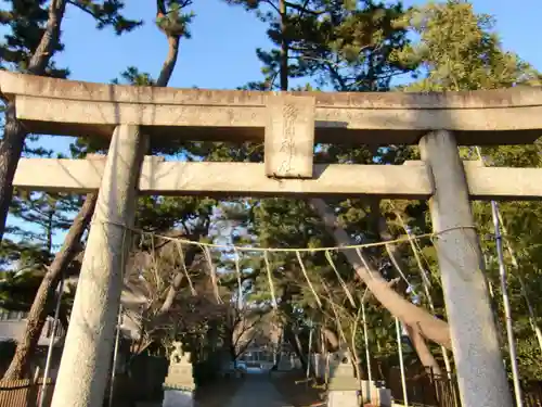 山野浅間神社の鳥居