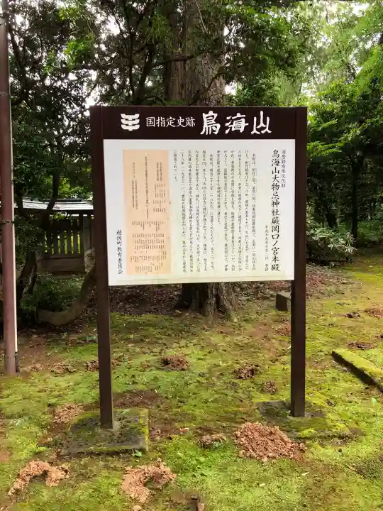 鳥海山大物忌神社蕨岡口ノ宮(山形県)