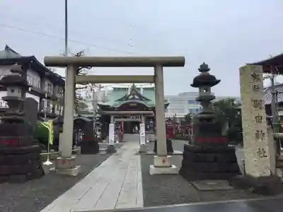 羽田神社の鳥居