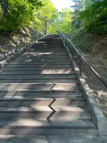 温根湯神社の景色