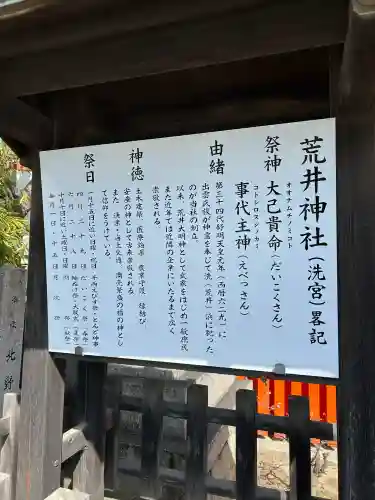 荒井神社の{uncategorized: "未分類", other: "その他", undefined: "問題あり", building: "その他建物", grave: "お墓", sacred_gate: "鳥居", guardian: "狛犬", statue: "像", buddha: "仏像", history: "歴史", nature: "自然", garden: "庭園", animal: "動物", pagoda: "塔", temizu: "手水舎", mountain_gate: "山門・神門", sanctuary: "本殿・本堂", subordinate: "末社・摂社", art: "芸術", scenery: "景色", jizo: "地蔵", ema: "絵馬", goshuin: "御朱印", omikuji: "おみくじ", items: "授与品その他", amulet: "お守り", goshuincho: "御朱印帳", eats: "食事", festival: "お祭り", votive_dance: "神楽", shichigosan: "七五三参", wedding: "結婚式", experience: "体験その他", initially: "初詣", around: "周辺", anti_infection: "感染症対策"}