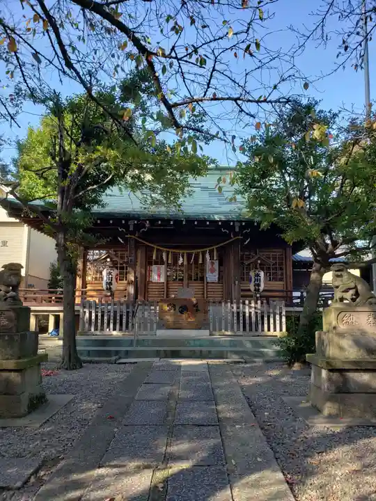 本郷氷川神社の本殿・本堂