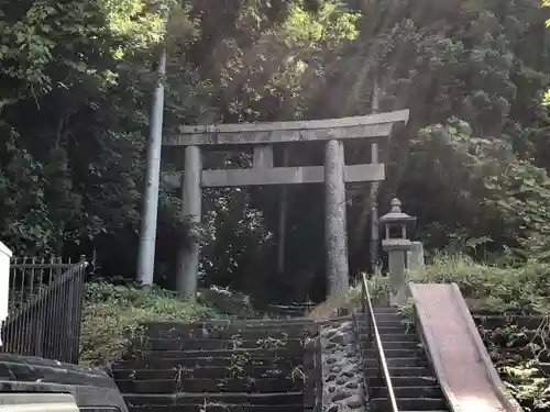 鳥海山大物忌神社蕨岡口ノ宮の鳥居