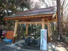 下総国三山　二宮神社の手水