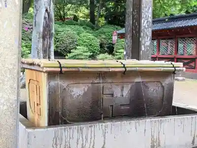 根津神社の手水舎