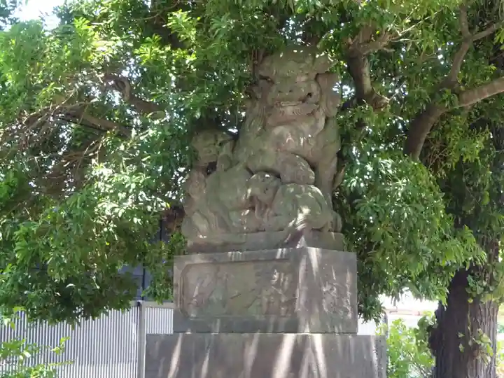 大森貴舩神社の狛犬