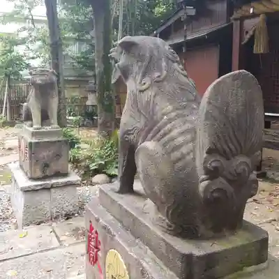 多武峯内藤神社の狛犬
