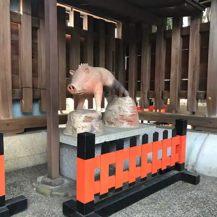 護王神社の狛犬