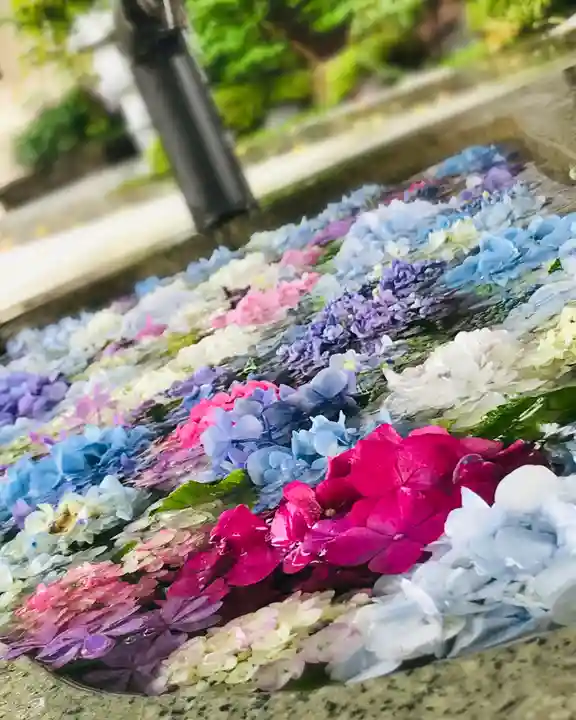 白鳥神社の手水舎