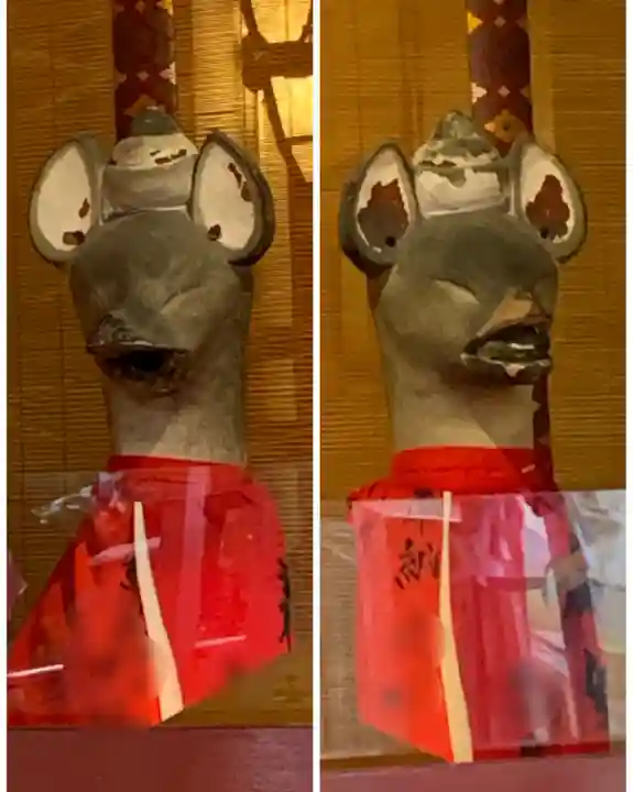 露天神社(お初天神)の狛犬