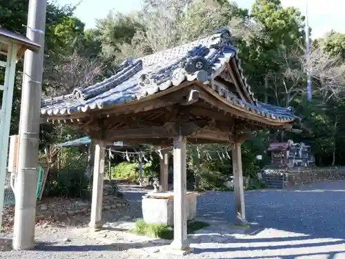 三熊野神社の手水舎