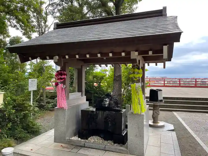 多摩川浅間神社の手水舎