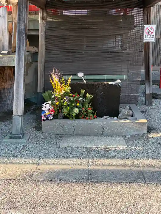 上尾御嶽神社の手水舎