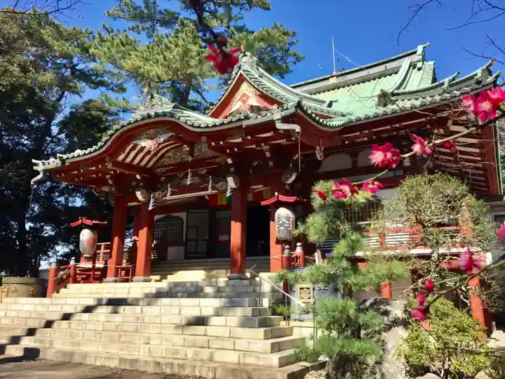 法華経寺の本殿・本堂