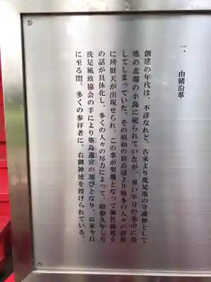 洗足池弁財天の歴史