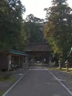 若狭姫神社（若狭彦神社下社）の山門・神門