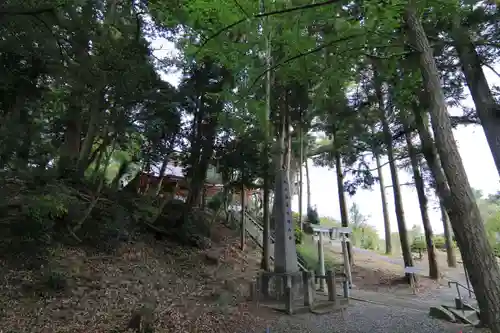 阿久津「田村神社」（郡山市阿久津町）旧社名：伊豆箱根三嶋三社の景色