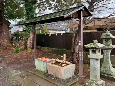 中川八幡神社の手水舎